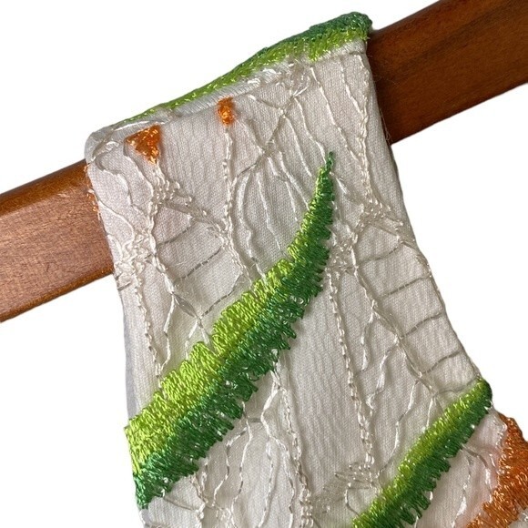 Laundry Shelli Segal Floral Embroidered A-Line Sleeveless Dress Lace Overlay - Picture 7 of 16